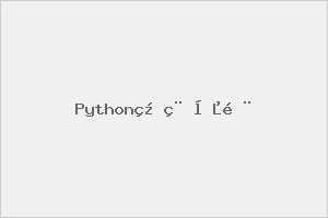 Python编程入门